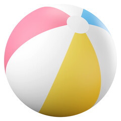 3d icon beach ball