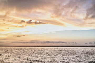 湘南海岸のゴールデンアワー