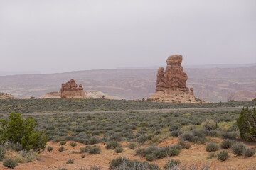 Fototapeta na wymiar Arches National Park, Moab, Arizaona