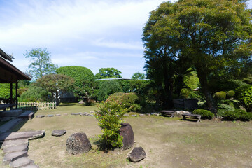 日南市豫章館の庭園
