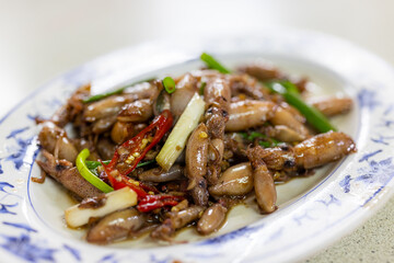 Penghu seafood fried little squid