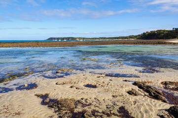Low tide at Dodds Creek Beach - Flinders, Victoria, Australia