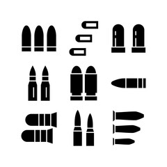 ammo icon or logo isolated sign symbol vector illustration - high quality black style vector icons
