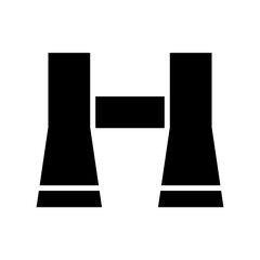 binoculars icon or logo isolated sign symbol vector illustration - high quality black style vector icons
