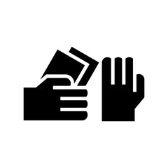 bribery icon or logo isolated sign symbol vector illustration - high quality black style vector icons
