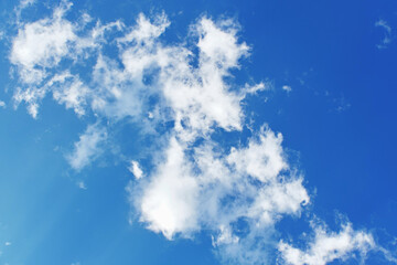 Obraz premium Beautiful sky with clouds background