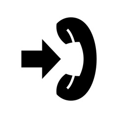 calling icon or logo isolated sign symbol vector illustration - high quality black style vector icons
