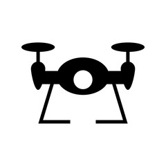drone icon or logo isolated sign symbol vector illustration - high quality black style vector icons
