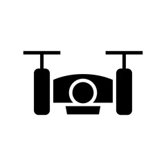 drone icon or logo isolated sign symbol vector illustration - high quality black style vector icons
