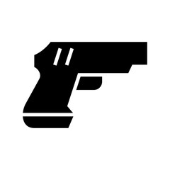 gun icon or logo isolated sign symbol vector illustration - high quality black style vector icons
