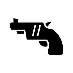 gun icon or logo isolated sign symbol vector illustration - high quality black style vector icons
