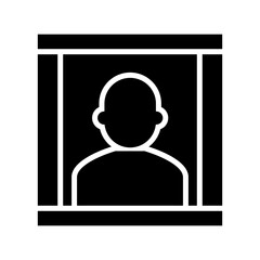 prisoner icon or logo isolated sign symbol vector illustration - high quality black style vector icons
