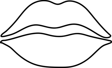 lips icon. sign design icon illustration on white background..eps