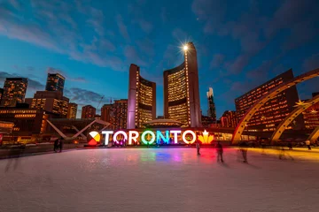 Foto op Plexiglas Toronto city hall at Ontario, Canada © eranda