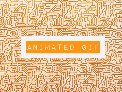 Animated Gif Circuit Board Background