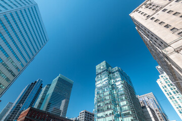 Fototapeta na wymiar High rise buildings at Toronto at Ontario, Canada