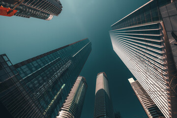 High rise buildings at Toronto at Ontario, Canada