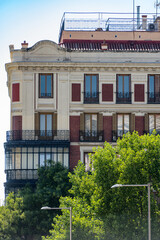 Obraz premium Beautiful building in Madrid