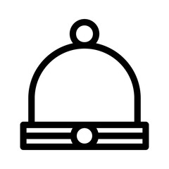 beanie icon or logo isolated sign symbol vector illustration - high quality black style vector icons
