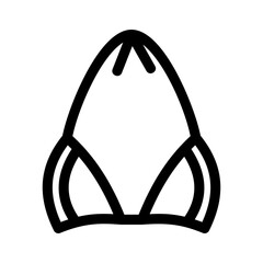 bikini icon or logo isolated sign symbol vector illustration - high quality black style vector icons
