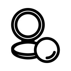 blush icon or logo isolated sign symbol vector illustration - high quality black style vector icons
