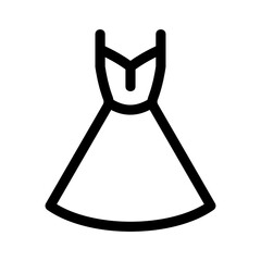 dress icon or logo isolated sign symbol vector illustration - high quality black style vector icons
