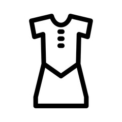 dress icon or logo isolated sign symbol vector illustration - high quality black style vector icons
