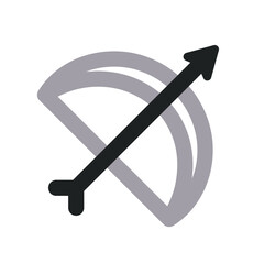 Bow Icon with Two Tone Color