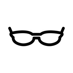 eyeglasses icon or logo isolated sign symbol vector illustration - high quality black style vector icons
