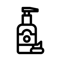 Fototapeta premium gel icon or logo isolated sign symbol vector illustration - high quality black style vector icons 