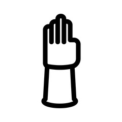 gloves icon or logo isolated sign symbol vector illustration - high quality black style vector icons
