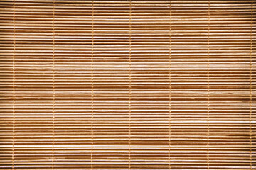 Brown blinds texture in horizontal seamless patterns with string and wood background
