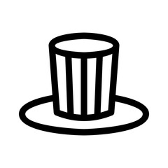 hat icon or logo isolated sign symbol vector illustration - high quality black style vector icons
