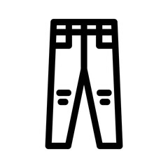 jeans icon or logo isolated sign symbol vector illustration - high quality black style vector icons
