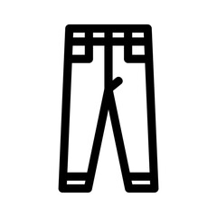 jeans icon or logo isolated sign symbol vector illustration - high quality black style vector icons
