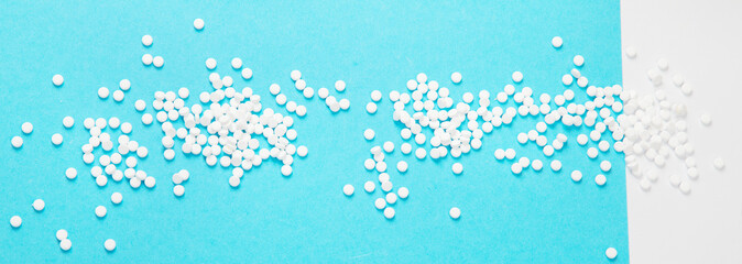 Sugar substitute on color background.