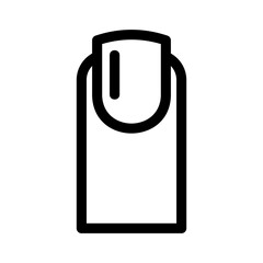 nail icon or logo isolated sign symbol vector illustration - high quality black style vector icons
