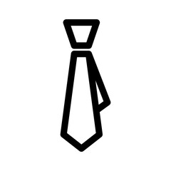 necktie icon or logo isolated sign symbol vector illustration - high quality black style vector icons
