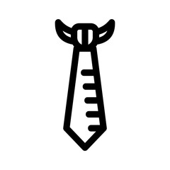 necktie icon or logo isolated sign symbol vector illustration - high quality black style vector icons
