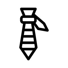 necktie icon or logo isolated sign symbol vector illustration - high quality black style vector icons
