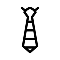 necktie icon or logo isolated sign symbol vector illustration - high quality black style vector icons
