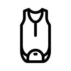 onesie icon or logo isolated sign symbol vector illustration - high quality black style vector icons
