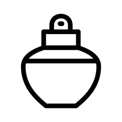 perfume icon or logo isolated sign symbol vector illustration - high quality black style vector icons
