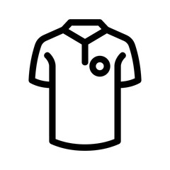 polo shirt icon or logo isolated sign symbol vector illustration - high quality black style vector icons
