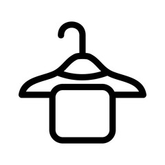 scarf hanger icon or logo isolated sign symbol vector illustration - high quality black style vector icons
