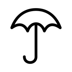 umbrella icon or logo isolated sign symbol vector illustration - high quality black style vector icons
