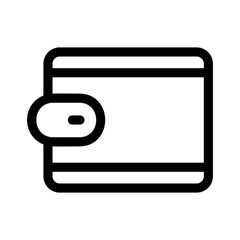 wallet icon or logo isolated sign symbol vector illustration - high quality black style vector icons
