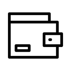 Fototapeta premium wallet icon or logo isolated sign symbol vector illustration - high quality black style vector icons 