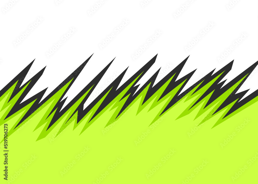 Poster simple background with gradient jagged pattern and with some copy space area