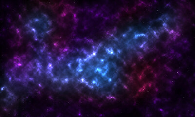 Space background with shining stars. Starry night sky.
